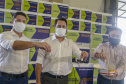 08.04.2021 - Governador Carlos Massa Ratinho Junior com Secretário da saúde Beto Preto
distribuição 12 lote de vacinas no Paraná
Foto Gilson Abreu/AEN