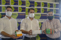 08.04.2021 - Governador Carlos Massa Ratinho Junior com Secretário da saúde Beto Preto
distribuição 12 lote de vacinas no Paraná
Foto Gilson Abreu/AEN