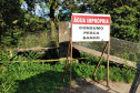 O Rio São João, às margens da Rodovia BR-376 e na altura do km 679 (sentido Sul), não deve ser utilizado como espaço de lazer, recreação e pesca. A orientação é do Instituto Água e Terra (IAT), vinculado à Secretaria do Desenvolvimento Sustentável e do Turismo (Sedest).  -  Curitiba, 08/04/2021  -  Foto: IAT/SEDEST