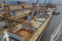 O Porto de Paranaguá é um dos principais atores dentro do projeto da Nova Ferroeste. 
É no terminal marítimo que vai desembocar a maior parte da produção que passará pelo ramal ferroviário de 1.285 quilômetros, idealizado para ter ponto inicial em Maracaju, no Mato Grosso do Sul. -  Foto: Claudio Neves/Portos do Paraná 