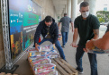 A edição 2021 da campanha Cesta Solidária Paraná, encerrada na terça-feira (06), conseguiu arrecadar mais de 200 toneladas de alimentos. . Foto: Valdelino Pontes