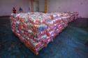 A edição 2021 da campanha Cesta Solidária Paraná, encerrada na terça-feira (06), conseguiu arrecadar mais de 200 toneladas de alimentos. . Foto: Valdelino Pontes