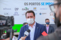 A edição 2021 da campanha Cesta Solidária Paraná, encerrada na terça-feira (06), conseguiu arrecadar mais de 200 toneladas de alimentos. . Foto: Valdelino Pontes
