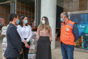 A edição 2021 da campanha Cesta Solidária Paraná, encerrada na terça-feira (06), conseguiu arrecadar mais de 200 toneladas de alimentos. . Foto: Valdelino Pontes
