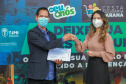 A edição 2021 da campanha Cesta Solidária Paraná, encerrada na terça-feira (06), conseguiu arrecadar mais de 200 toneladas de alimentos. . Foto: Valdelino Pontes