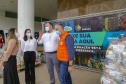 A edição 2021 da campanha Cesta Solidária Paraná, encerrada na terça-feira (06), conseguiu arrecadar mais de 200 toneladas de alimentos.
Foto Gilson abreu/AEN