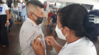 Vacinação contra a Covid-19 em Goioerê. 