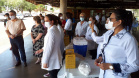 Vacinação contra a Covid-19 em Cambé. Foto:SESA
