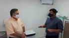 Vacinação contra a Covid-19 em Sertaneja. Foto:SESA