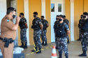 A semana começou com uma grande Operação da Polícia Militar nos Campos Gerais do estado para inibir crimes violentos contra o patrimônio e homicídios. Trata-se de uma malha de recobrimento em relação ao efetivo já existente na região. As equipes do Batalhão de Operações Especiais (BOPE)  estarão empenhadas nos próximos 15 dias desenvolvendo abordagens, fiscalização e intensificação de policiamento preventivo em todo o estado.  -  Ponta Grossa, 12/04/2021  -  Foto: Divulgação SESP