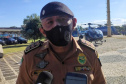 A semana começou com uma grande Operação da Polícia Militar nos Campos Gerais do estado para inibir crimes violentos contra o patrimônio e homicídios. Trata-se de uma malha de recobrimento em relação ao efetivo já existente na região. As equipes do Batalhão de Operações Especiais (BOPE)  estarão empenhadas nos próximos 15 dias desenvolvendo abordagens, fiscalização e intensificação de policiamento preventivo em todo o estado.  -  Ponta Grossa, 12/04/2021  -  Foto: Divulgação SESP