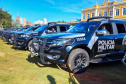A semana começou com uma grande Operação da Polícia Militar nos Campos Gerais do estado para inibir crimes violentos contra o patrimônio e homicídios. Trata-se de uma malha de recobrimento em relação ao efetivo já existente na região. As equipes do Batalhão de Operações Especiais (BOPE) estarão empenhadas nos próximos 15 dias desenvolvendo abordagens, fiscalização e intensificação de policiamento preventivo em todo o estado. - Ponta Grossa, 12/04/2021 - Foto: Divulgação SESP