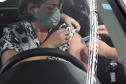 O Paraná iniciou a campanha nacional de vacinação contra a influenza nesta segunda-feira (12). A meta é imunizar contra a gripe pelo menos 90% do público-alvo, estimado em 4,4 milhões de pessoas.  -  Curitiba, 12/04/2021  -  Foto: Américo Antonio/SESA