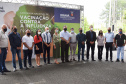 O Paraná iniciou a campanha nacional de vacinação contra a influenza nesta segunda-feira (12). A meta é imunizar contra a gripe pelo menos 90% do público-alvo, estimado em 4,4 milhões de pessoas.  -  Curitiba, 12/04/2021  -  Foto: Américo Antonio/SESA