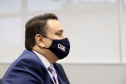O trabalho alinhado da empresa pública Portos do Paraná e a Controladoria-Geral do Estado (CGE) busca garantir maior segurança jurídica e de gestão à atividade portuária. Esse foi um dos assuntos tratados durante o encontro do presidente da Portos do Paraná, Luiz Fernando Garcia, e diretores da empresa, com o controlador-geral do Estado, Raul Siqueira, nesta terça-feira (13).

Foto: Claudio Neves/Portos do Paraná