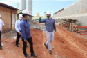 O secretário estadual da Segurança Pública, Romulo Marinho, acompanha obras da nova Cadeia Pública de Foz do Iguaçu. Foto:SESP
