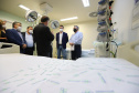 O governador Carlos Massa Ratinho Junior visita nesta quarta-feira (14) o Hospital Regional São Sebastião, na Lapa. A Secretaria de Estado da Saúde disponibiliza seis leitos de UTI no hospital. A unidade já conta com 40 leitos de enfermaria na estratégia de combate à Covid-19. 14/04/2021 - Foto: Geraldo Bubniak/AEN