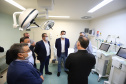 O governador Carlos Massa Ratinho Junior visita nesta quarta-feira (14) o Hospital Regional São Sebastião, na Lapa. A Secretaria de Estado da Saúde disponibiliza seis leitos de UTI no hospital. A unidade já conta com 40 leitos de enfermaria na estratégia de combate à Covid-19. 14/04/2021 - Foto: Geraldo Bubniak/AEN