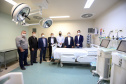 O governador Carlos Massa Ratinho Junior visita nesta quarta-feira (14) o Hospital Regional São Sebastião, na Lapa. A Secretaria de Estado da Saúde disponibiliza seis leitos de UTI no hospital. A unidade já conta com 40 leitos de enfermaria na estratégia de combate à Covid-19. 14/04/2021 - Foto: Geraldo Bubniak/AEN