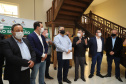 O governador Carlos Massa Ratinho Junior visita nesta quarta-feira (14) o Hospital Regional São Sebastião, na Lapa. A Secretaria de Estado da Saúde disponibiliza seis leitos de UTI no hospital. A unidade já conta com 40 leitos de enfermaria na estratégia de combate à Covid-19. 14/04/2021 - Foto: Geraldo Bubniak/AEN