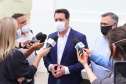 O governador Carlos Massa Ratinho Junior visita nesta quarta-feira (14) o Hospital Regional São Sebastião, na Lapa. A Secretaria de Estado da Saúde disponibiliza seis leitos de UTI no hospital. A unidade já conta com 40 leitos de enfermaria na estratégia de combate à Covid-19. 14/04/2021 - Foto: Geraldo Bubniak/AEN
