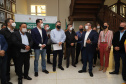 O governador Carlos Massa Ratinho Junior visita nesta quarta-feira (14) o Hospital Regional São Sebastião, na Lapa. A Secretaria de Estado da Saúde disponibiliza seis leitos de UTI no hospital. A unidade já conta com 40 leitos de enfermaria na estratégia de combate à Covid-19. 14/04/2021 - Foto: Geraldo Bubniak/AEN