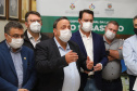 O governador Carlos Massa Ratinho Junior visita nesta quarta-feira (14) o Hospital Regional São Sebastião, na Lapa. A Secretaria de Estado da Saúde disponibiliza seis leitos de UTI no hospital. A unidade já conta com 40 leitos de enfermaria na estratégia de combate à Covid-19. 14/04/2021 - Foto: Geraldo Bubniak/AEN