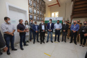 O governador Carlos Massa Ratinho Junior visita nesta quarta-feira (14) o Hospital Regional São Sebastião, na Lapa. A Secretaria de Estado da Saúde disponibiliza seis leitos de UTI no hospital. A unidade já conta com 40 leitos de enfermaria na estratégia de combate à Covid-19. 14/04/2021 - Foto: Geraldo Bubniak/AEN