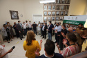 O governador Carlos Massa Ratinho Junior visita nesta quarta-feira (14) o Hospital Regional São Sebastião, na Lapa. A Secretaria de Estado da Saúde disponibiliza seis leitos de UTI no hospital. A unidade já conta com 40 leitos de enfermaria na estratégia de combate à Covid-19. 14/04/2021 - Foto: Geraldo Bubniak/AEN