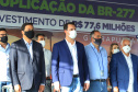 O governador Carlos Massa Ratinho Junior esteve nesta quarta-feira (14) em Guarapuava, na região Central do Estado, para vistoriar as obras de duplicação da BR-277 que cruza o perímetro urbano da cidade. Foto: José Fernando Ogura/AEN