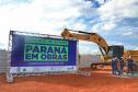O governador Carlos Massa Ratinho Junior esteve nesta quarta-feira (14) em Guarapuava, na região Central do Estado, para vistoriar as obras de duplicação da BR-277 que cruza o perímetro urbano da cidade. Foto: José Fernando Ogura/AEN