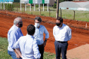Serviços de terraplenagem, drenagem e de pavimentação estão em andamentos na readequação do Trevo Cataratas, em Cascavel, na região Oeste do estado.  -  Cascavel, 15/04/2021 -  Foto: Divulgação DER/PR
