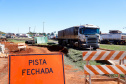 Serviços de terraplenagem, drenagem e de pavimentação estão em andamentos na readequação do Trevo Cataratas, em Cascavel, na região Oeste do estado.  -  Cascavel, 15/04/2021 -  Foto: Divulgação DER/PR