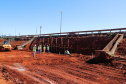 Serviços de terraplenagem, drenagem e de pavimentação estão em andamentos na readequação do Trevo Cataratas, em Cascavel, na região Oeste do estado.  -  Cascavel, 15/04/2021 -  Foto: Divulgação DER/PR