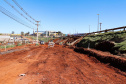 Serviços de terraplenagem, drenagem e de pavimentação estão em andamentos na readequação do Trevo Cataratas, em Cascavel, na região Oeste do estado.  -  Cascavel, 15/04/2021 -  Foto: Divulgação DER/PR