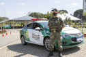 A segunda edição de arrecadação de alimentos não perecíveis, ração para cães e gatos e álcool 70% pela Campanha Solidária dos 64 anos do Batalhão de Polícia Ambiental-Força Verde (BPAmb-FV) será neste sábado (17/04), nas cidades do interior do estado onde há Companhias da unidade. - Curitiba, 16/04/2021  -  Foto: Soldado Adilson Voinaski Afonso