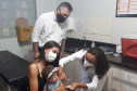 JARDIM ALEGRE  - INFLUENZA - Em paralelo à campanha de vacinação contra a Covid-19, a vacinação contra a gripe também está em andamento. No município de Jardim Alegre, houve divisão dos períodos para os públicos. O secretário estadual da Saúde, Beto Preto, acompanhou a vacinação  -  Jardim Alegre, 17/04/2021  -  Foto: SESA