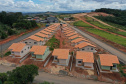 Obras habitacionais em Prudentópolis estão com 90% de conclusão. Foto: Alessandro Vieira/AEN