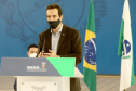 &#8232;A super aula marcou o Dia Nacional da Matemática e foi acompanhada pelo governador Carlos Massa Ratinho Junior; pelo vice-governador Darci Piana; o secretário estadual da Educação e do Esporte, Renato Feder; e contou com a participação do fundador da XP Investimentos, Guilherme Benchimol; do diretor-geral do Instituto de Matemática Pura e Aplicada (IMPA), Marcelo Viana; da professora da rede estadual Ana Paula Heerdt; e do aluno da rede Laerison Rosa.
Foto: Ari Dias/AEN