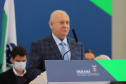 O governador Carlos Massa Ratinho Junior anuncia nesta quarta-feira (12) o lancamento do Programa Casa Facil, com objetivo de viabilizar a aquisicao da casa propria para  familias com renda de ate tres salarios minimos Ademar Traiano, Presidente da ALEP.  Curitiba, 12/05/2021. Foto: Geraldo Bubniak/AEN