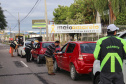 Curitiba, 13 de maio de 2021. Blitz educativa em alusão ao Maio Amarelo. 