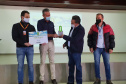 Durante a entrega do selo Aterro Zero, no Parque Estadual Vila Velha, nos Campos Gerais, nesta quarta-feira (19), o secretário do Desenvolvimento Sustentável e do Turismo, Márcio Nunes, destacou que o parque entra para hostoria do país e atende o conceito de sustentabilidade do Governo do Estado. - Vila Velha, 19/05/2021  -  Foto: SEDEST/IAT