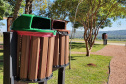 Durante a entrega do selo Aterro Zero, no Parque Estadual Vila Velha, nos Campos Gerais, nesta quarta-feira (19), o secretário do Desenvolvimento Sustentável e do Turismo, Márcio Nunes, destacou que o parque entra para hostoria do país e atende o conceito de sustentabilidade do Governo do Estado. Na foto, os sacos dos lixos sao produzidos pelo projeto, com reciclagem de plasticos. - Vila Velha, 19/05/2021  -  Foto: SEDEST/IAT