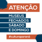 Com as novas regras para enfretamento da Covid-19 em Curitiba, de acordo com o Decreto nº 890/2021, publicado pela Prefeitura de Curitiba no dia 18 de maio, e com o Decreto nº 7672, publicado pelo Governo do Estado no dia 17 de maio, a Secretaria de Estado da Comunicação Social e da Cultura, por meio da Superintendência-Geral da Cultura, informa que os museus do Paraná, na capital paranaense, estarão fechados no sábado e domingo. - Foto/Arte: SECC