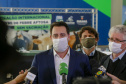 Governador Ratinho Junior destaca o reconhecimento internacional concedido ao Paraná como Área Livre de Febre Aftosa sem Vacinação.
Foto Gilson Abreu/AEN