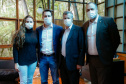 O governador Carlos Massa Ratinho Junior se encontrou nesta sexta-feira (28) com o secretário nacional de Políticas sobre Drogas, Luiz Roberto Beggiora, para discutir novos projetos de segurança para o Paraná. Na ocasião, o governador também agradeceu duas novas aeronaves concedidas ao Estado.  -  Curitiba, 28/05/2021  -  foto: Jonathan Campos/AEN