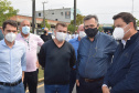 O Paraná começou a vacinar trabalhadores portuários e aeroportuários contra a Covid-19 nesta sexta-feira (28). As doses da vacina AstraZeneca/Fiocruz destinadas a estes grupos foram enviadas pelo Ministério da Saúde nesta semana. - Paranaguá, 28/05/2021  -  Foto: Américo Antonio/SESA