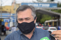 O Paraná começou a vacinar trabalhadores portuários e aeroportuários contra a Covid-19 nesta sexta-feira (28). As doses da vacina AstraZeneca/Fiocruz destinadas a estes grupos foram enviadas pelo Ministério da Saúde nesta semana. - Paranaguá, 28/05/2021  -  Foto: Américo Antonio/SESA