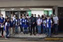 O Paraná começou a vacinar trabalhadores portuários e aeroportuários contra a Covid-19 nesta sexta-feira (28). As doses da vacina AstraZeneca/Fiocruz destinadas a estes grupos foram enviadas pelo Ministério da Saúde nesta semana. -  Paranaguá, 28/05/2021  -  Foto: Américo Antonio/SESA