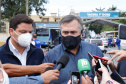 O Paraná começou a vacinar trabalhadores portuários e aeroportuários contra a Covid-19 nesta sexta-feira (28). As doses da vacina AstraZeneca/Fiocruz destinadas a estes grupos foram enviadas pelo Ministério da Saúde nesta semana. Foto:Rodrigo Felix Leal/SEIL